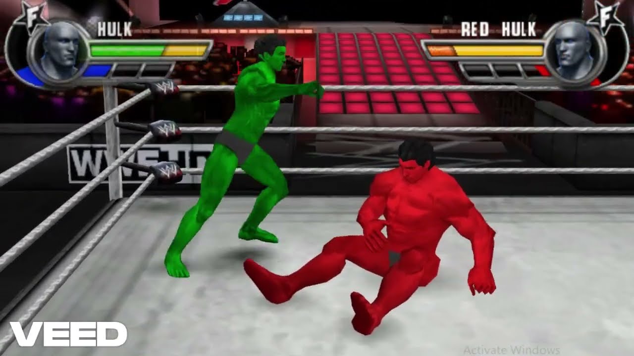 WHEN HULK MEETS RED HULK 😈 | WWE MONSTER BATTLE