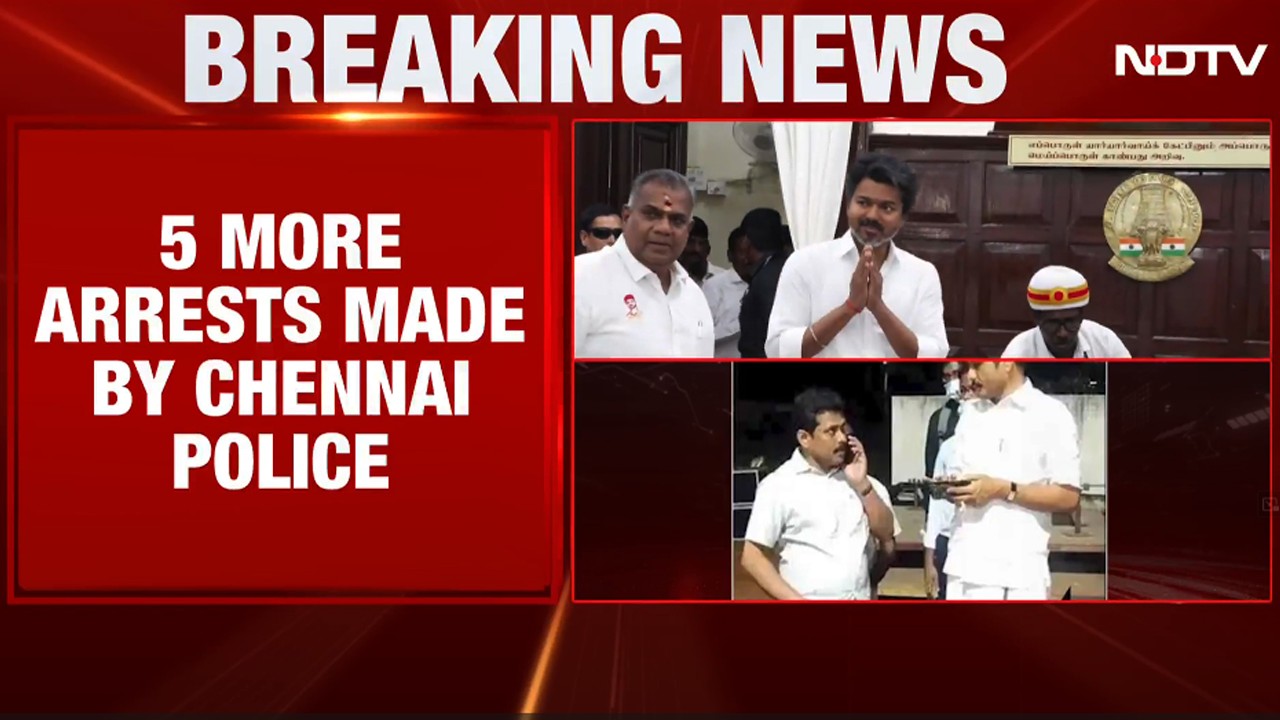 Tamil Nadu News | Chennai Police Arrest 5 More In Rs 35-Crore Bribery Probe Involving TVK MLA