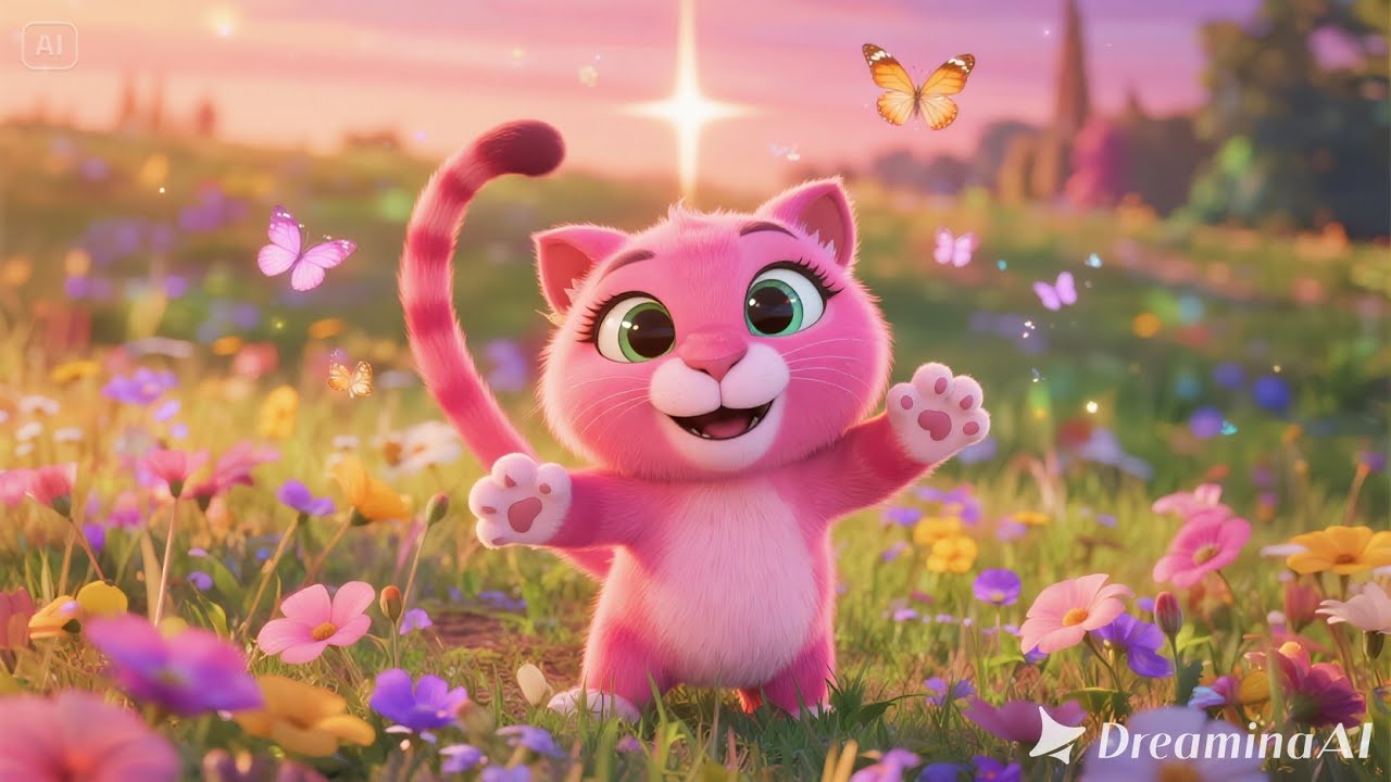 🎀 Panterinha Cor de Rosa 🩷 | Música Infantil Fofa e Divertida para Crianças