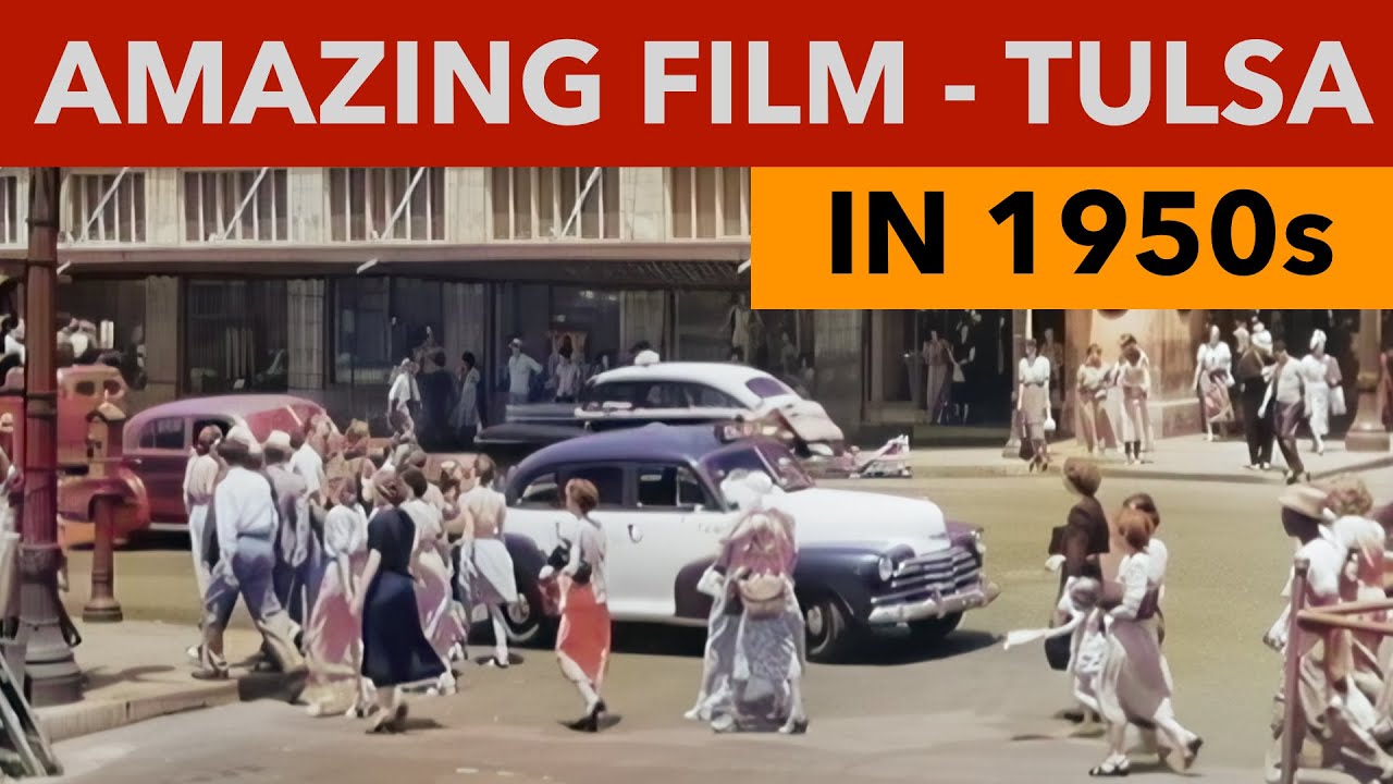 Семейная жизнь в 1950-х годах — документальный фильм о Талсе, Оклахома — [РАСКРАШЕНО]