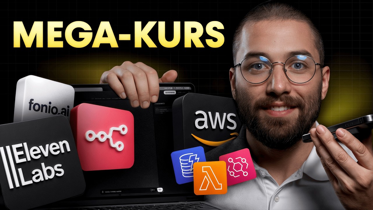 KI-Telefonassistent KOMPLETTKURS - So erstellst du AI Voice Agents (Elevenlabs, Fonio, n8n)