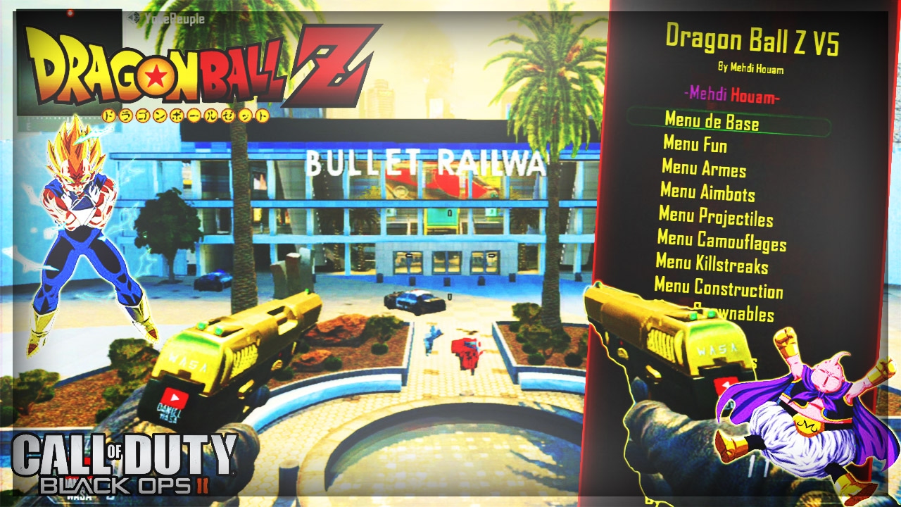 LE MOD MENU DRAGON BALL Z v5 SUR BO2 !