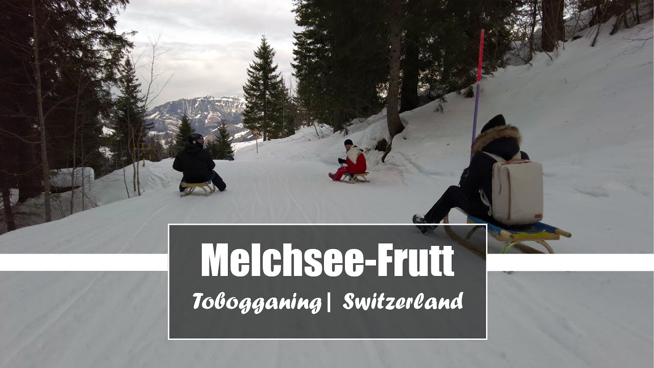 Melchsee Frutt in Switzerland | Schlitteln / sleeding - a day full of fun!