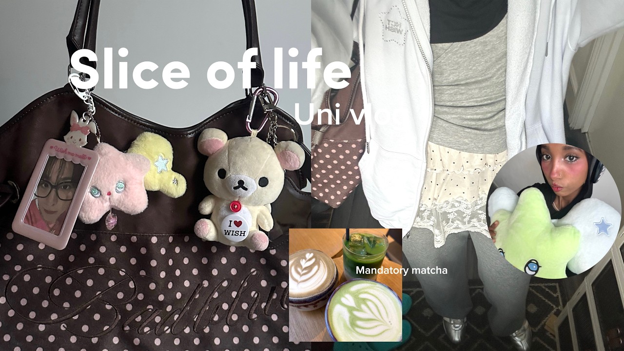 Daily Diaries: uni vlog, whats in my badblue bag, everyday matcha 𑣲