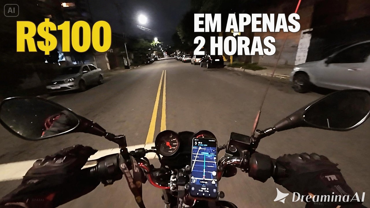 FAZENDO 100 REAIS EM 2 HORAS NAS ENTREGAS DE MADRUGADA EM SÃO PAULO