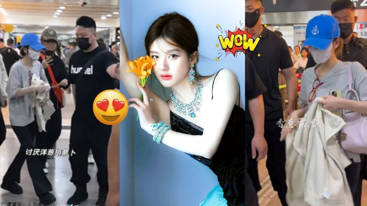 Wow! ✨ Zhao Lusi Makes a Surprise Airport Appearance, Fans Excited for Her BVLGARI Event in Shanghai