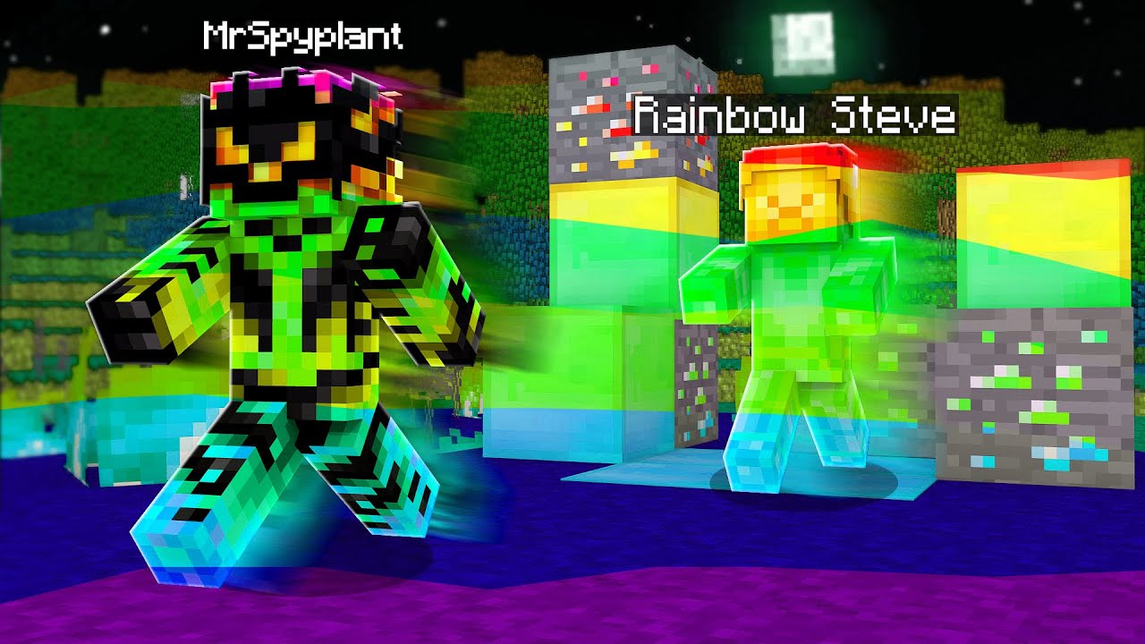 Jeg Finder *RAINBOW STEVE* I Minecraft!