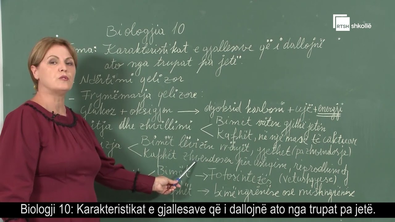 Karakteristikat e gjallesave që i dallojnë ato nga trupat pa jetë | Biologji 10