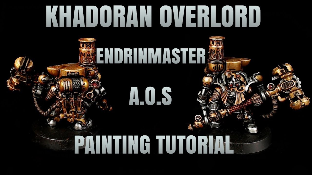 Khadoran Overlord Endrinmaster A.O.S Painting tutorial