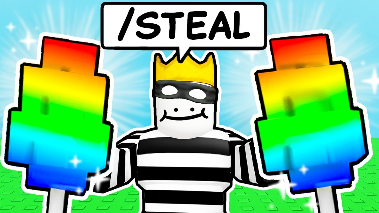 making BILLIONS by only STEALING in Grow a Garden...