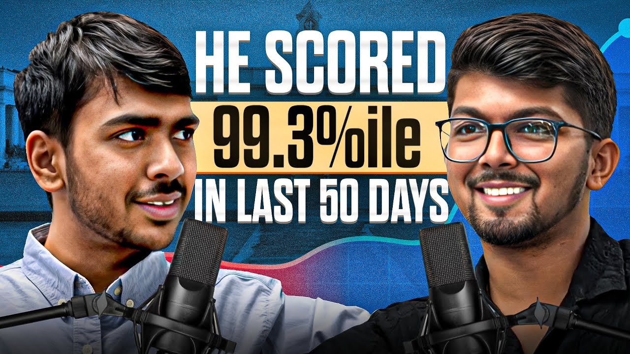 He scored 99.3%ile in just 50 days | Roadmap | Mistakes | 99 percentile | JEE mains 2026