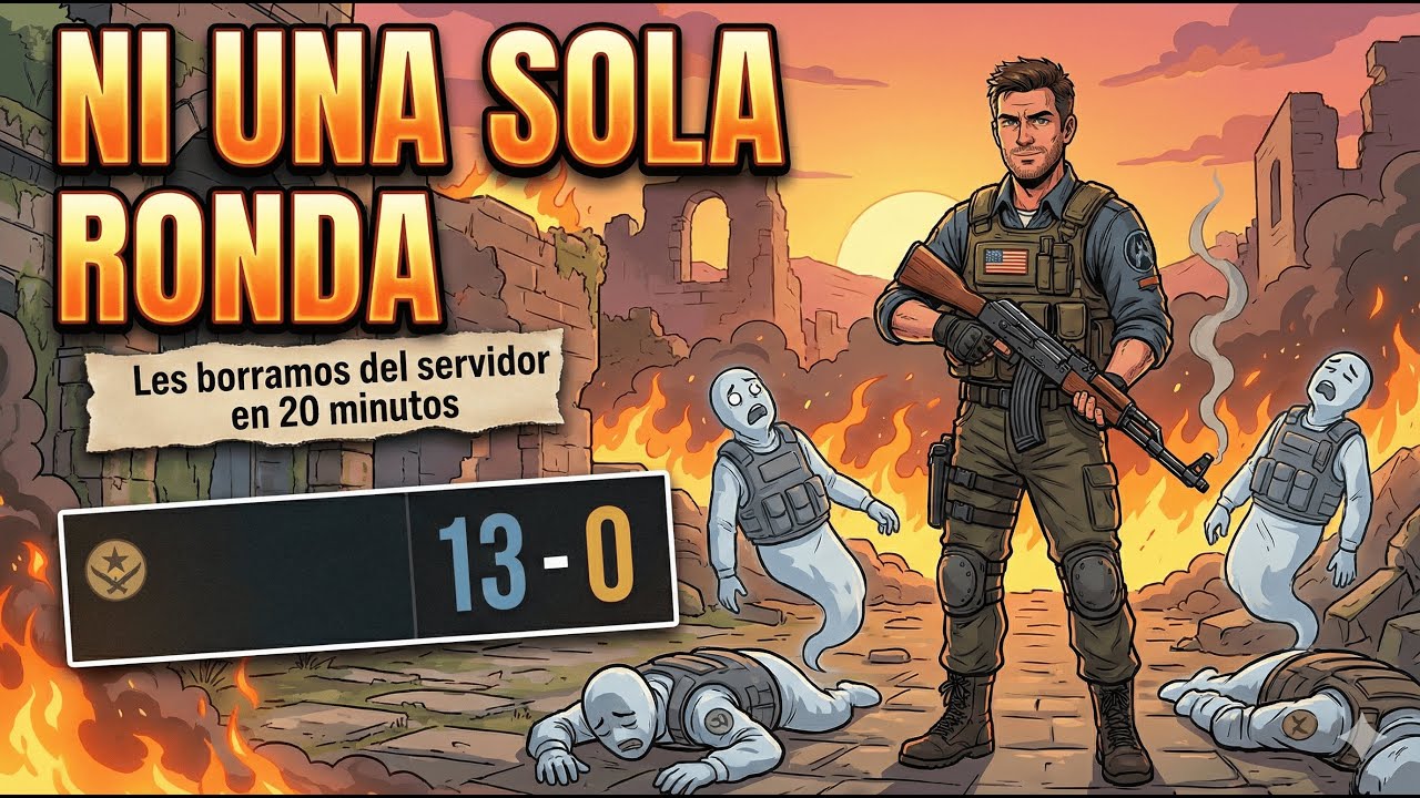 NI UNA SOLA RONDA: Les borramos del servidor en 20 minutos