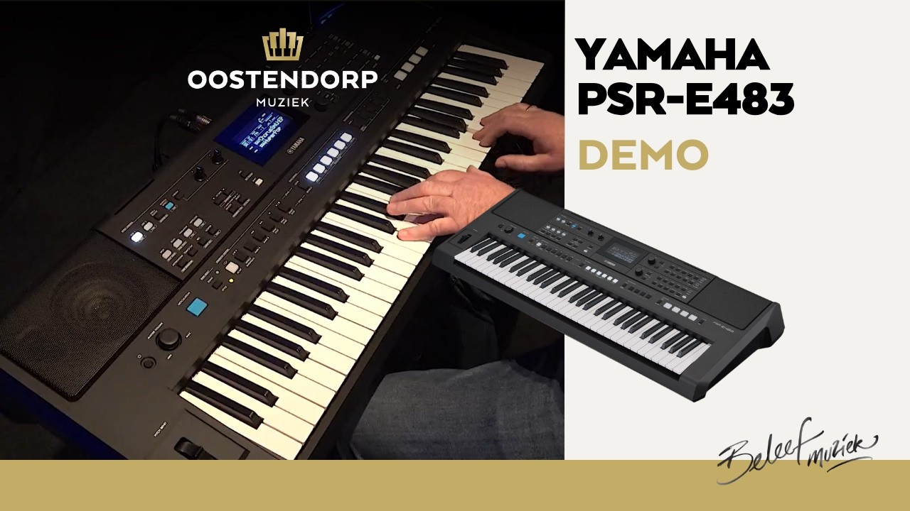 Yamaha PSR-E483 | Sound & Style Demo