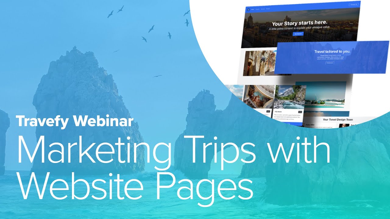 Marketing Trips with Travefy's Landing Page Builder