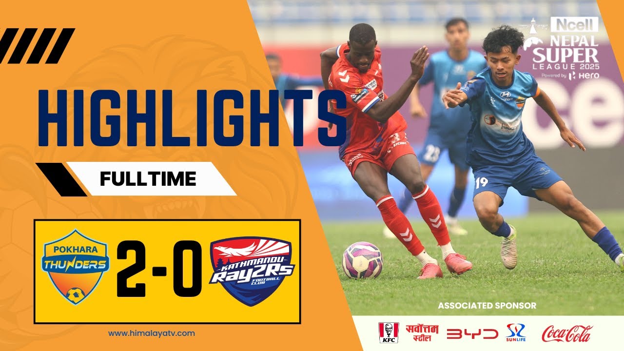 Highlights | Pokhara Thunders vs Kathmandu Rayzers | Match No. 8 | Nepal Super League 2025