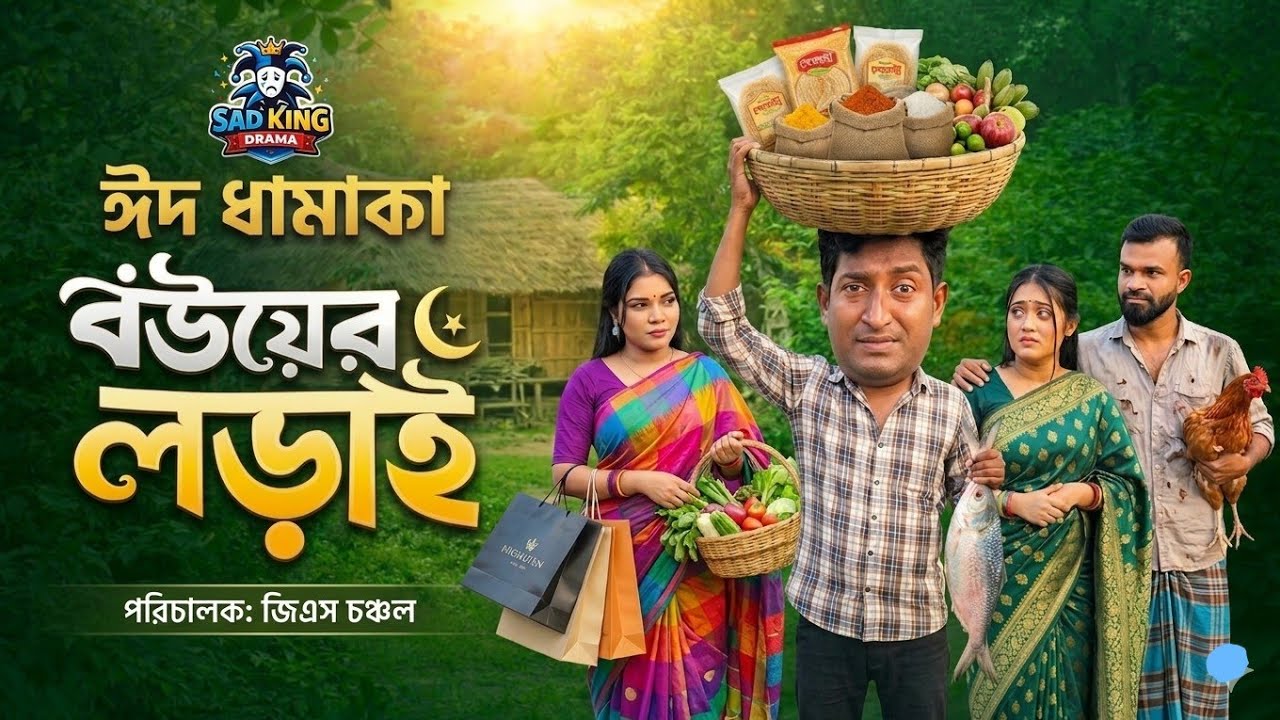 ঈদ ধামাকা | বউয়ের লড়াই | Saddam Mal New Bangla Natok 2026 | Sad King Drama