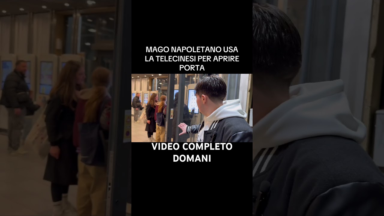 MAGO NAPOLETANO APRE PORTA CON LA TELECINESI