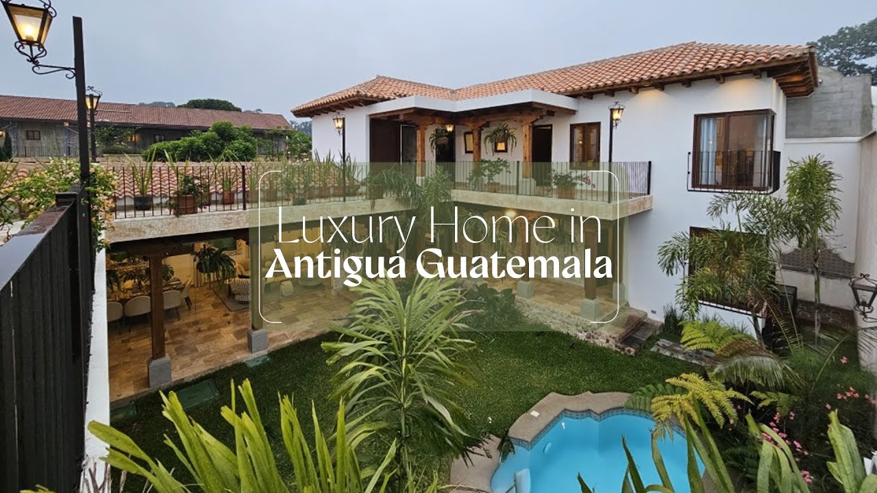 Home for Sale in Antigua Guatemala | Luxury, Volcano Views & Pool