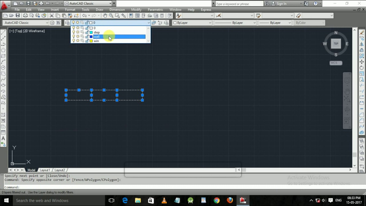 Autocad Tutorial in Malayalam part 3