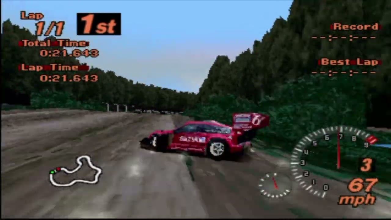 136 - Still trying to tame the monster on the rally track - Gran Turismo 2 - ePSXe - Cheat Play
