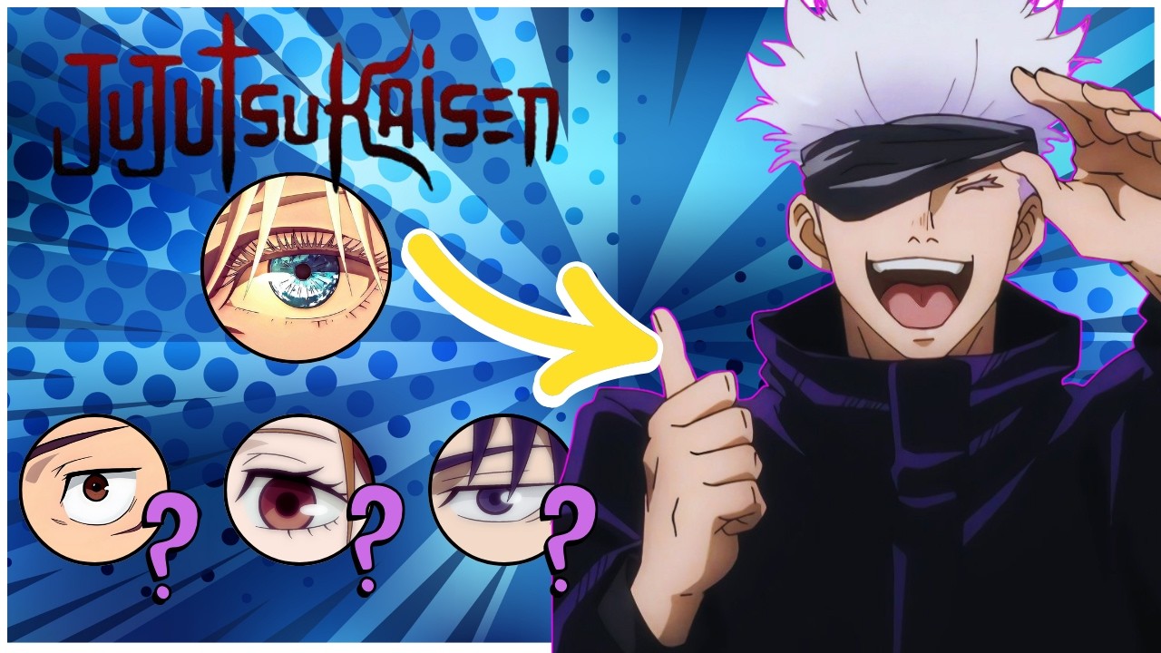 QUIZ JUJUTSU KAISEN: ADIVINHE O PERSONAGEM PELOS OLHOS! 👀🔥