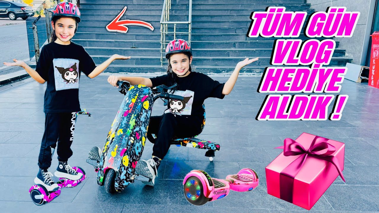 ELİF SİNEM TÜM GÜN SÜRPRİZ VLOG !! MACERA DOLU AKŞAM GEZİSİ !!
