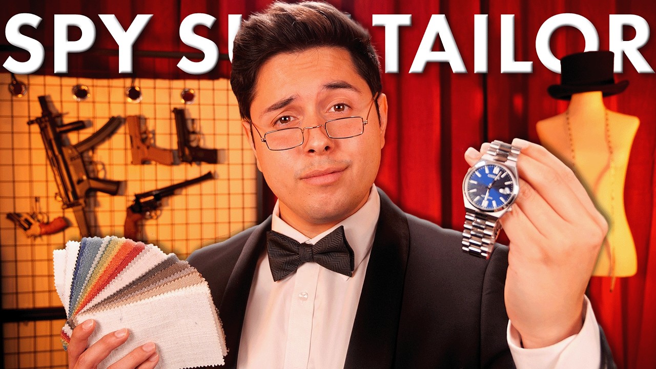 Secret Spy Suit Tailor Measuring | James Bond ASMR Roleplay