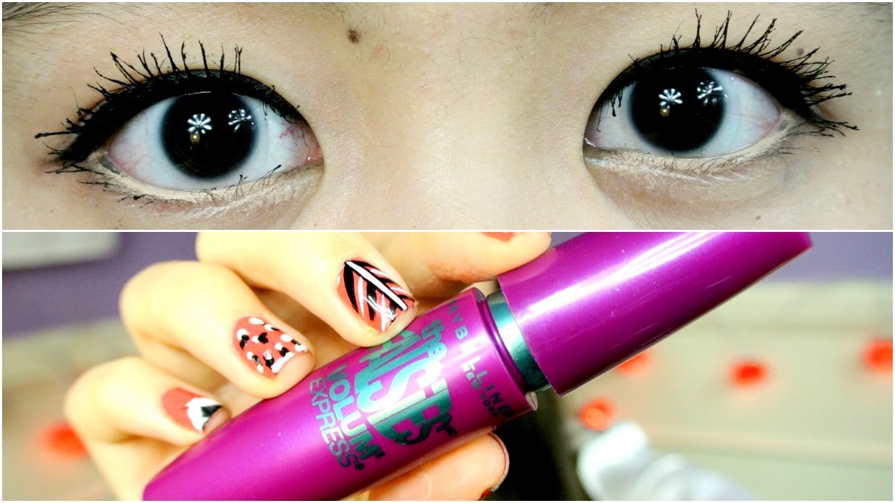 {MMM}: Maybelline The FALSIES Volum' Express Mascara Review/Demo!!♡♡