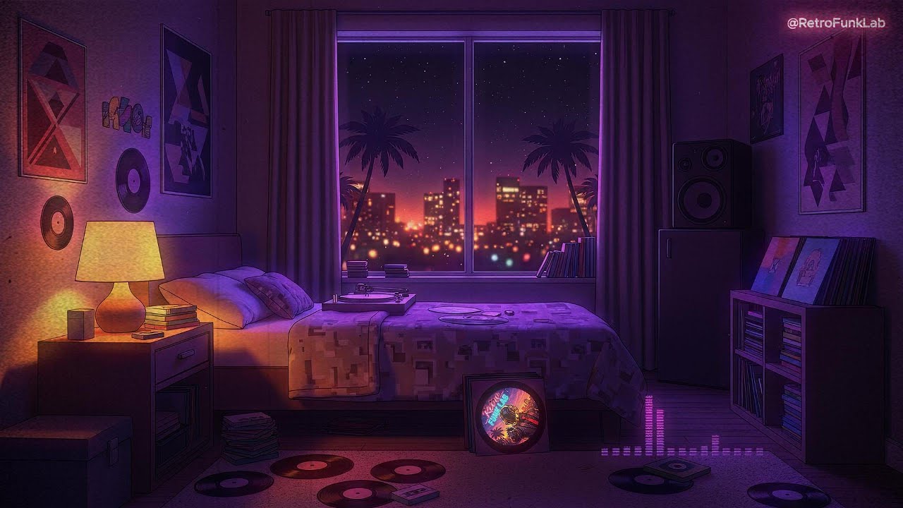 Deep Slow Funky Grooves | City Pop & MPB Retro Beats for Café & Late Nights