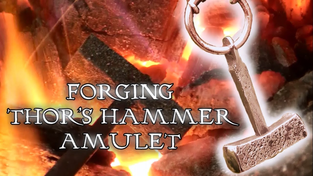 Hand Forged Amulet - Thor's Hammer, Mjölnir