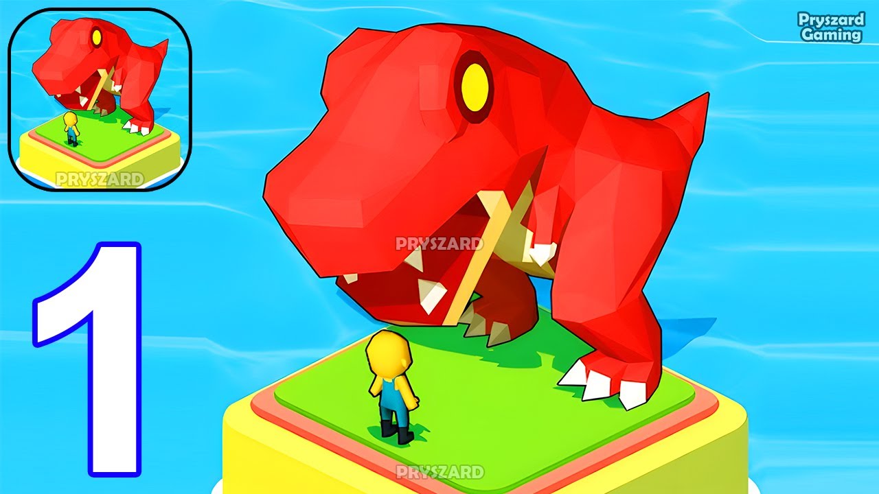 Dino Tycoon - 3D Building Game - Gameplay Walkthrough Part 1 Stickman Dino Museum Tycoon Adventure