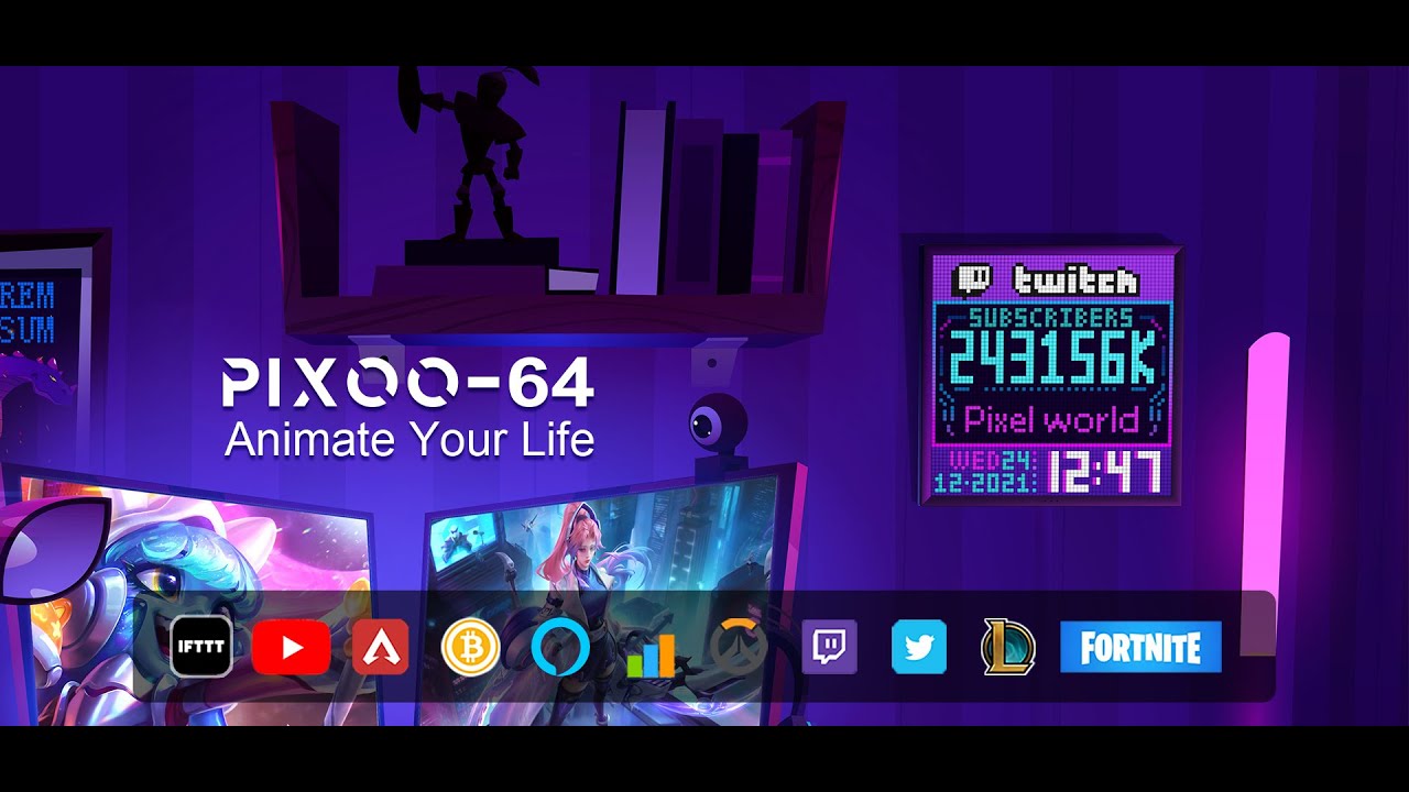 Divoom Pixoo-64 product video