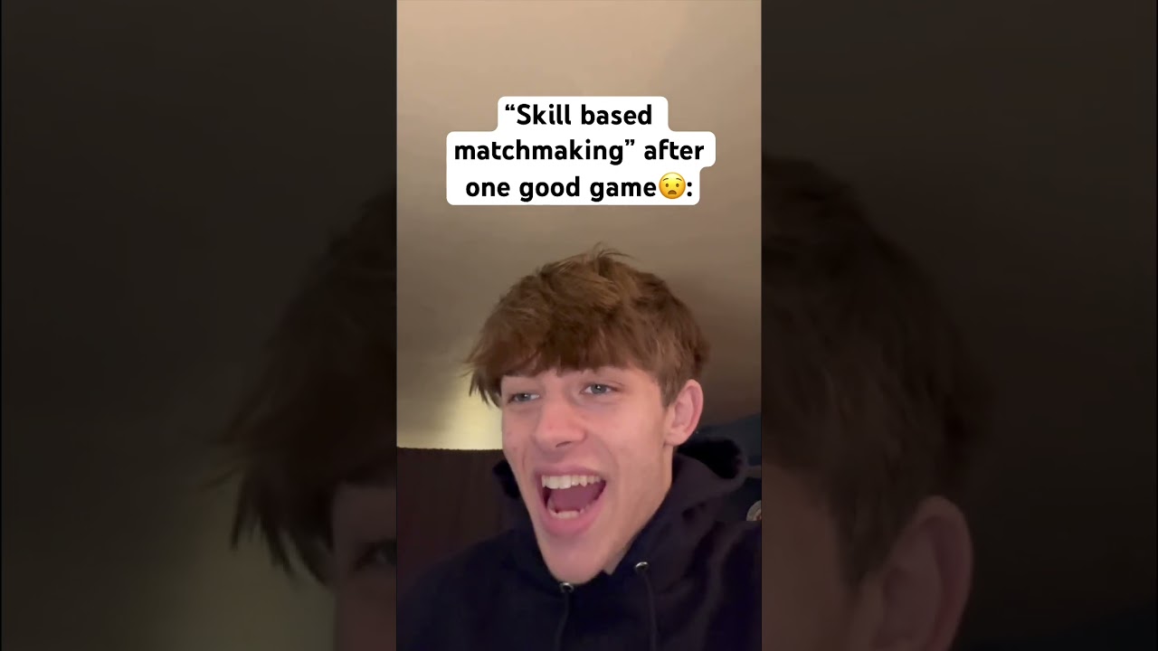 &ldquo;Skill Based Matchmaking&rdquo; after one good game😧 #fortnite #funny #skits #meme