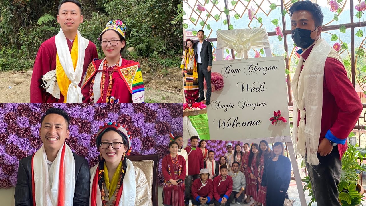 Emotional wedding||monpa girl weds Tibetan guy.congratulations to both👰‍♀️🤵‍♂️.Happy married life.