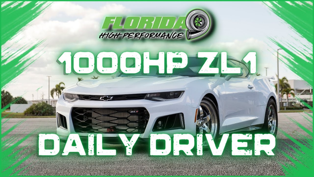 Обзор Camaro ZL1 с турбонаддувом и 1000 лошадиными силами для ежедневного использования