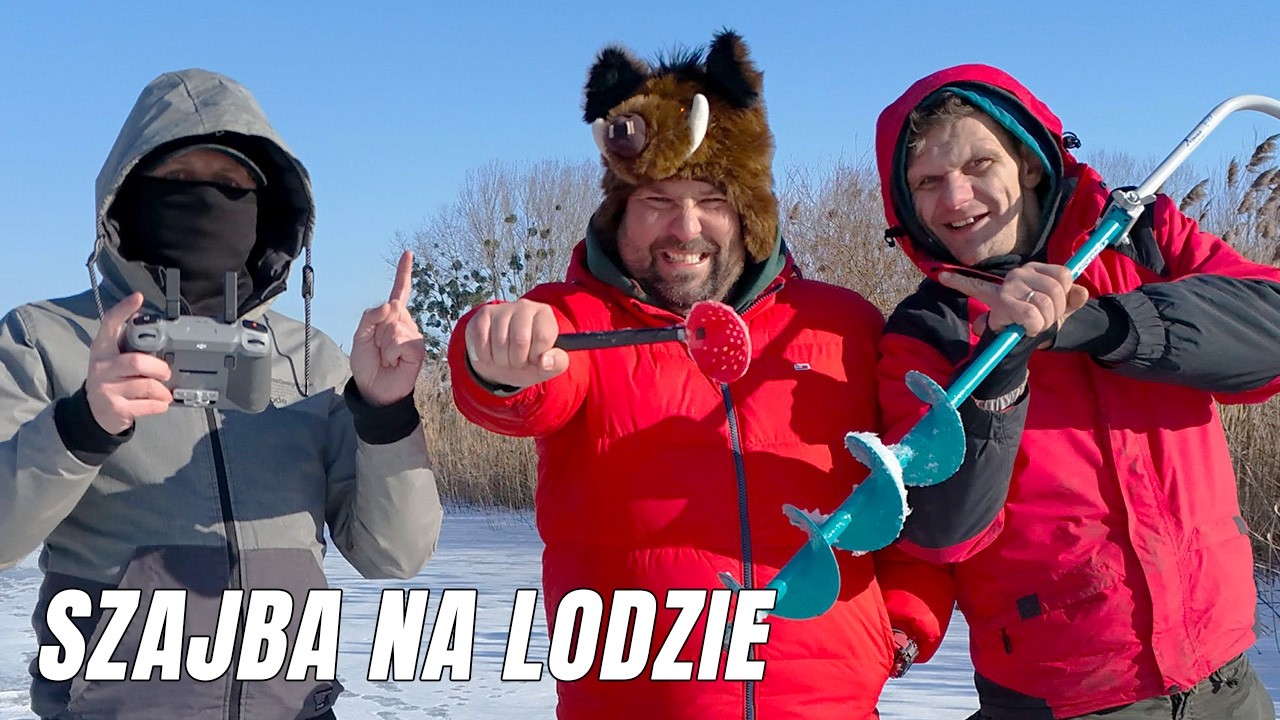 Nam&oacute;wiłem Szajbę na l&oacute;d&hellip; Nie był na to gotowy! | Wędkarstwo podlodowe -10&deg;C