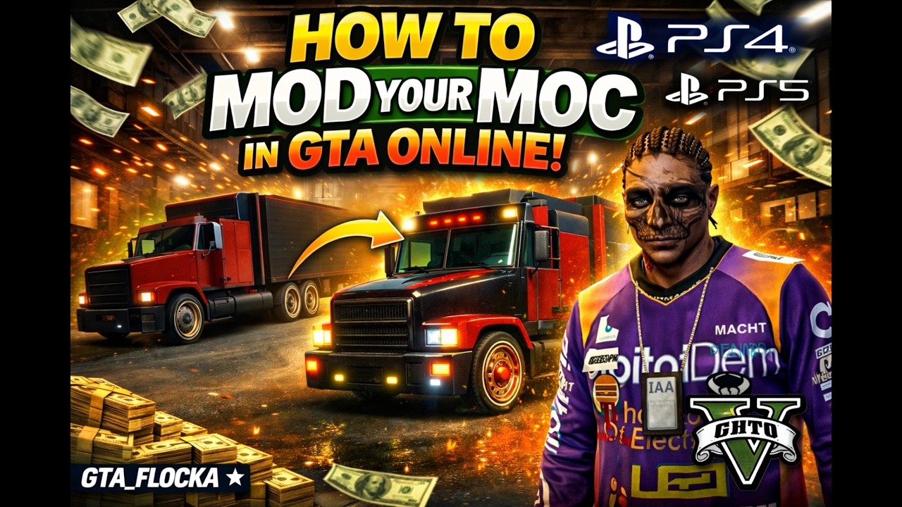 🚨 NEW! HOW TO MOD YOUR MOC IN GTA ONLINE! 🔥🚛 GTA 5 Modded MOC Tutorial (PS4 & PS5)