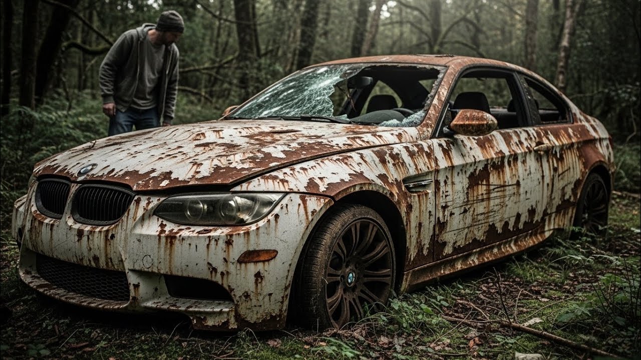 Scrap BMW M3 to Brand New! Full ASMR Car Restoration (Satisfying Transformation) #asmr #satisfying 