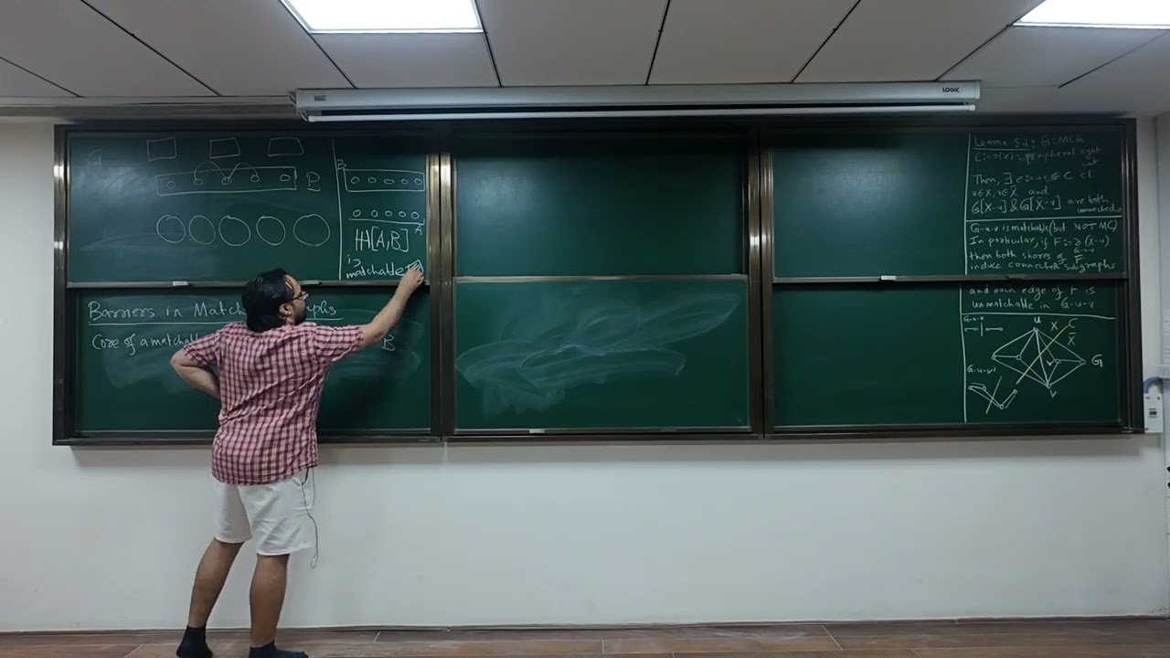 Matching Theory Lecture-10 Part-II:ELP Theorem proof ingredients, peripheral tight cuts, DM-barriers