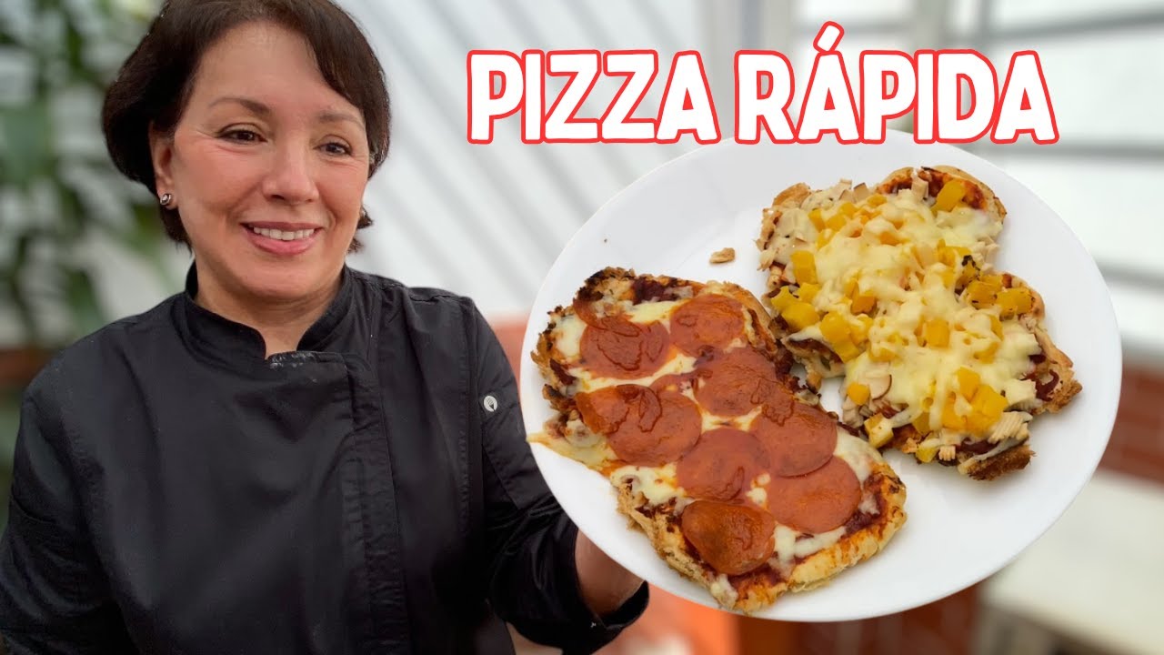 PIZZA FACIL Y RAPIDA | Pizza de Pan