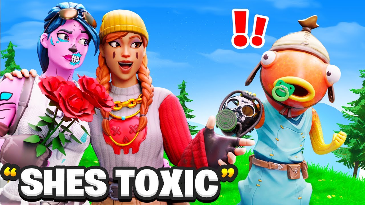 Моя девушка из Fortnite встретила самого токсичного 8-летнего ребёнка...