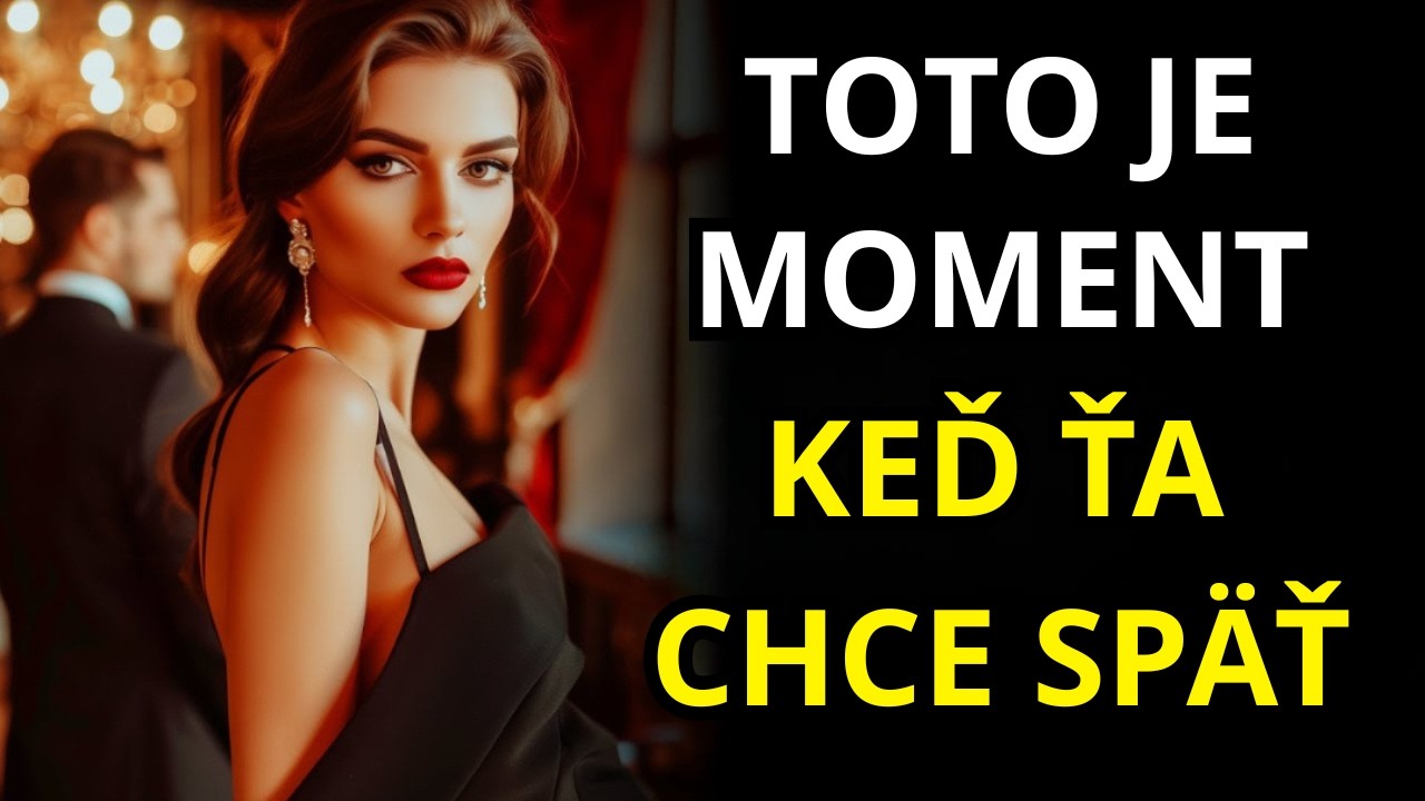 Toto sa deje tesne predtým, než začne ľutovať, že ťa stratila | Stoicizmus