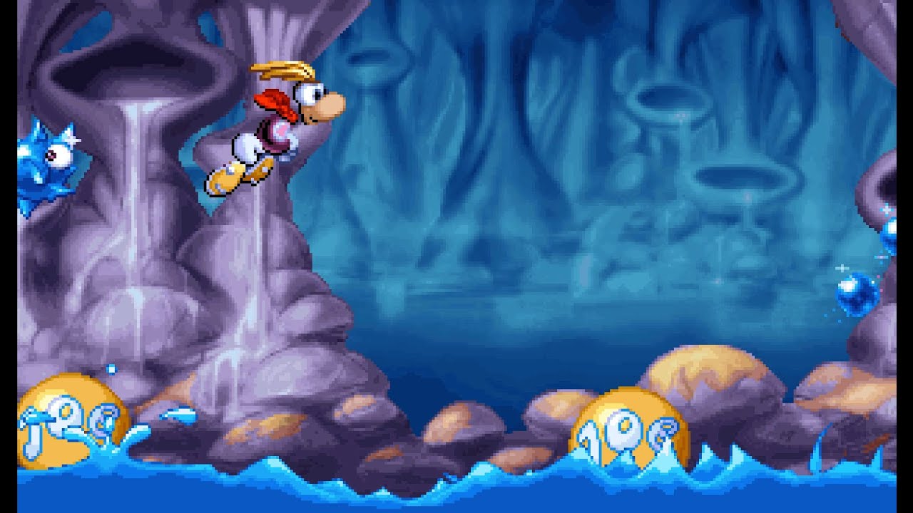 Rayman 100% - Eat at Joe's - DOS Cages Locations