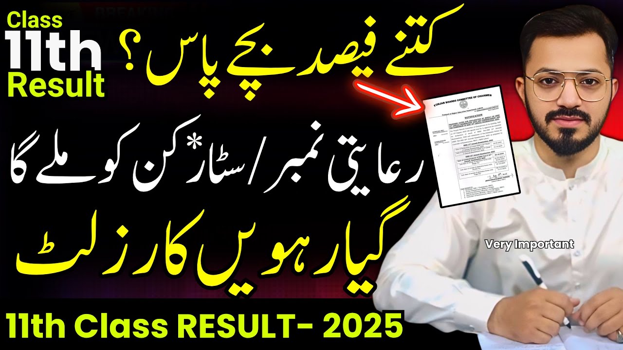 Grace Marks in Board Exams 2025 | Passing Marks Criteria 2025 | Result 11th Class All Punjab Boards