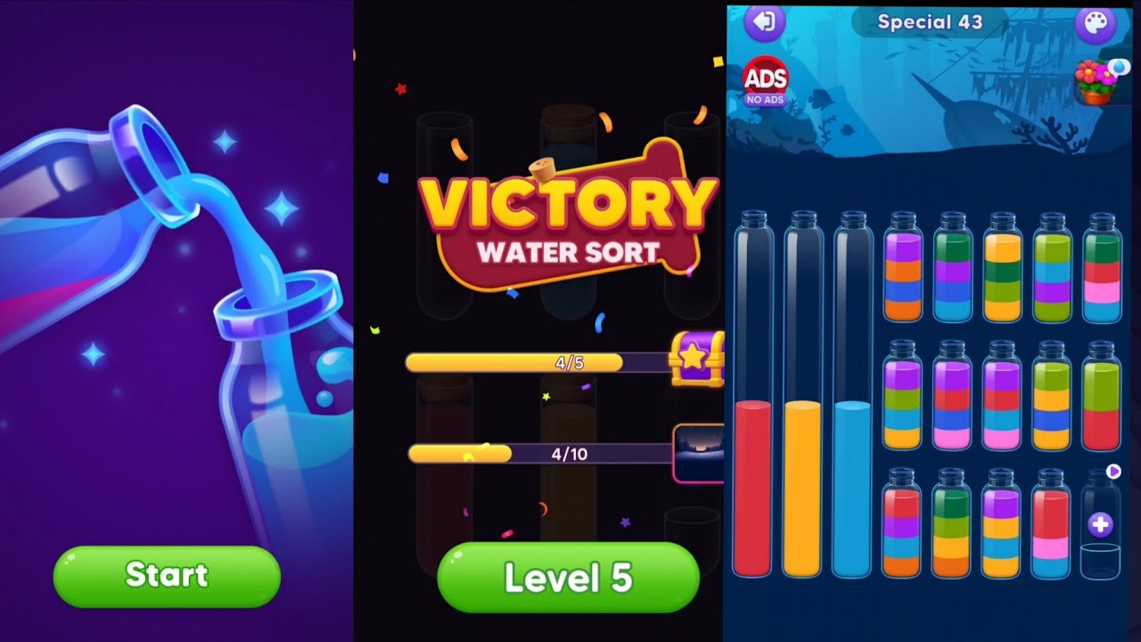 Water Sort Puzzle 🔥 Satisfying Color Sorting Game | Level .. Special  Gameplay..