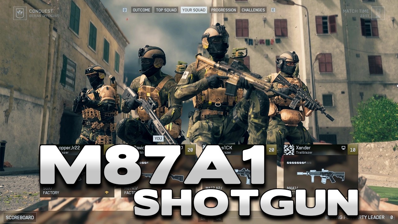 Battlefield 6 M87A1 Shotgun Slugs Beta Gameplay