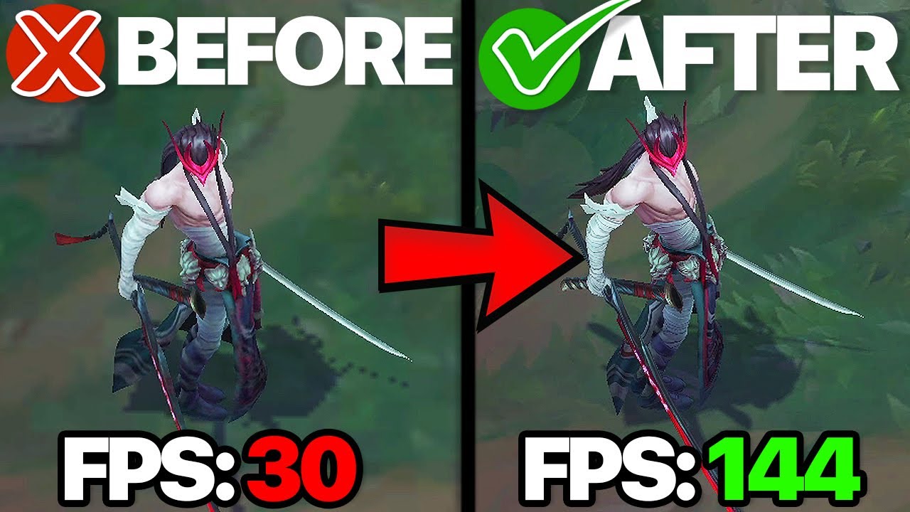 Drastically IMPROVE FPS In League of Legends
