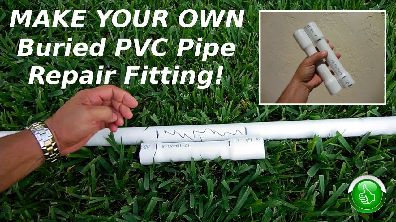 DIY PVC Pipe Repair Fitting!