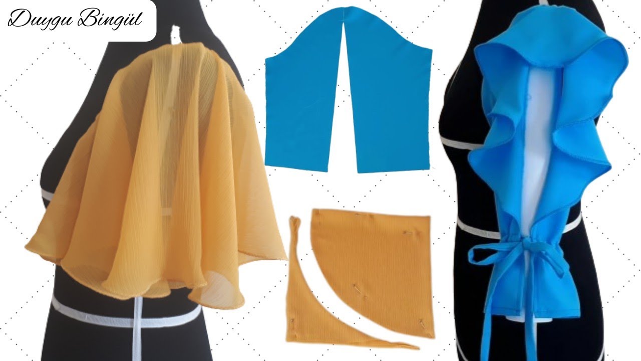 Two Beautiful Sleeve Designs to Add Flair to Your Clothes / Sewing Teacher D.B.