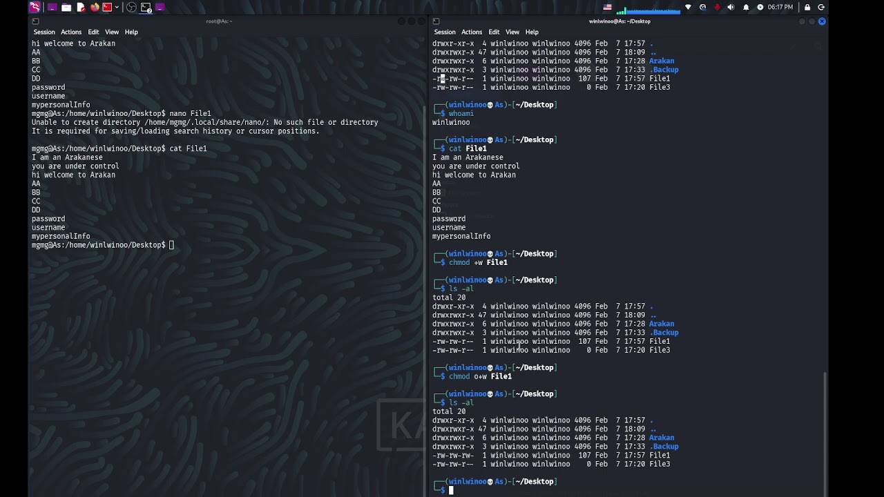 Files Permissions - sybmolic
